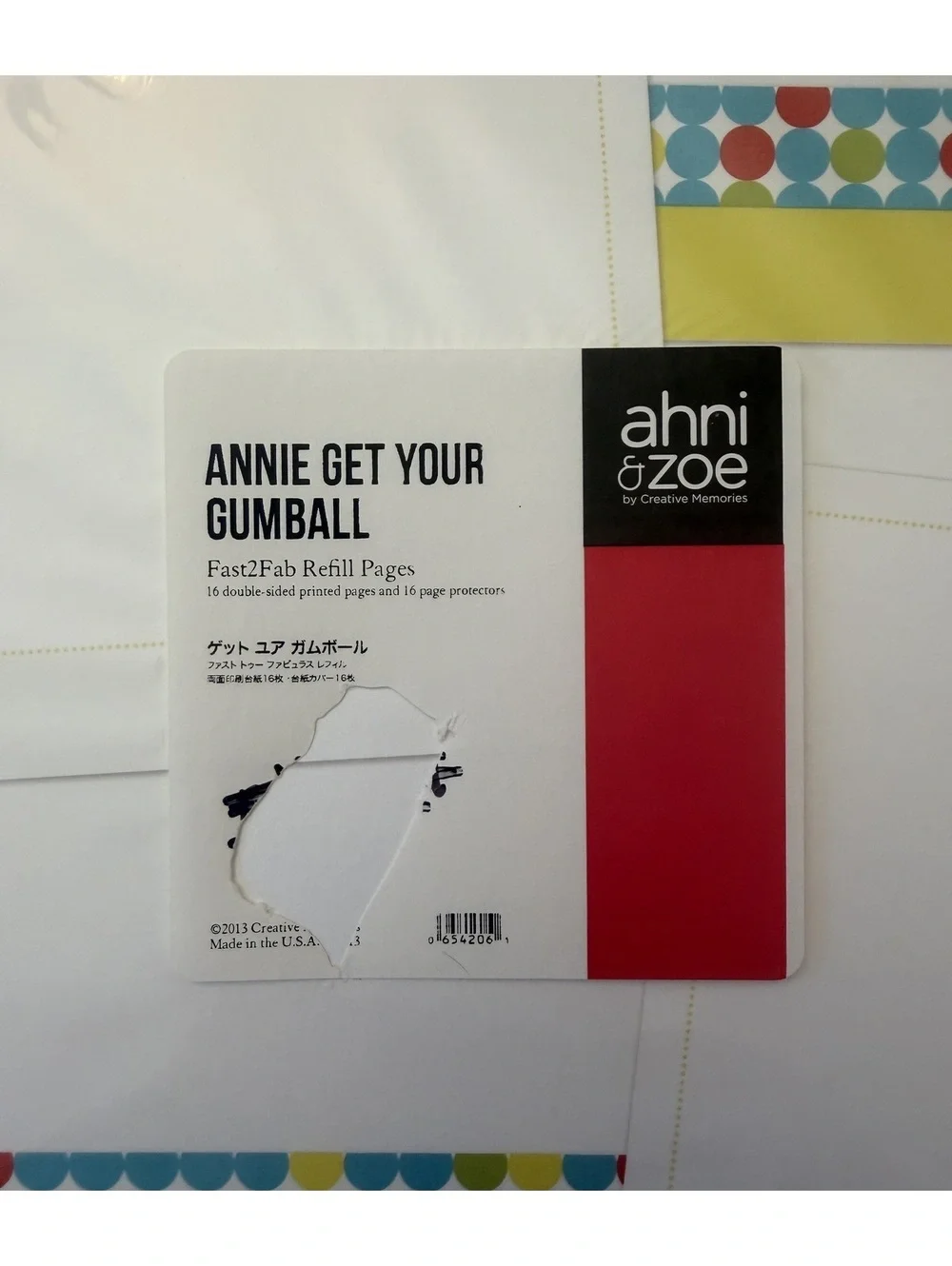 Creative Memories Annie Get Your Gumball Fast2Fab Refill Pages